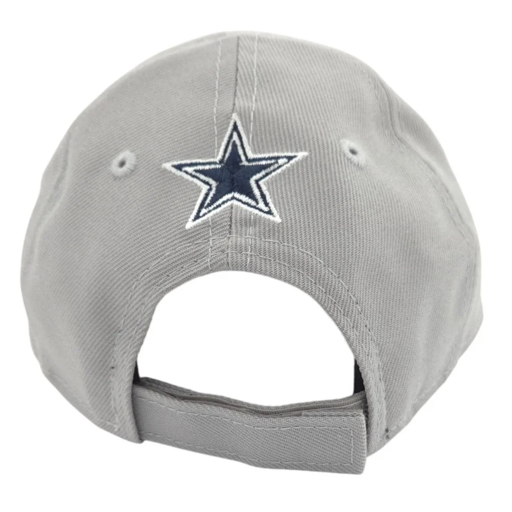 New Era 9FORTY Dallas Cowboys Hat TODDLER Gray Navy Blue Adjustable Cap NFL NEW
